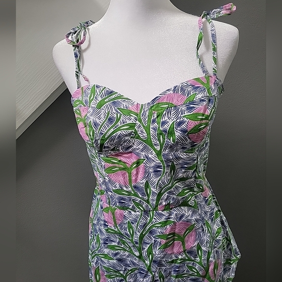 Liberty & Justice The Yuku Summer Dress Floral Maxi-Size Small 100% Cotton - Picture 3 of 7